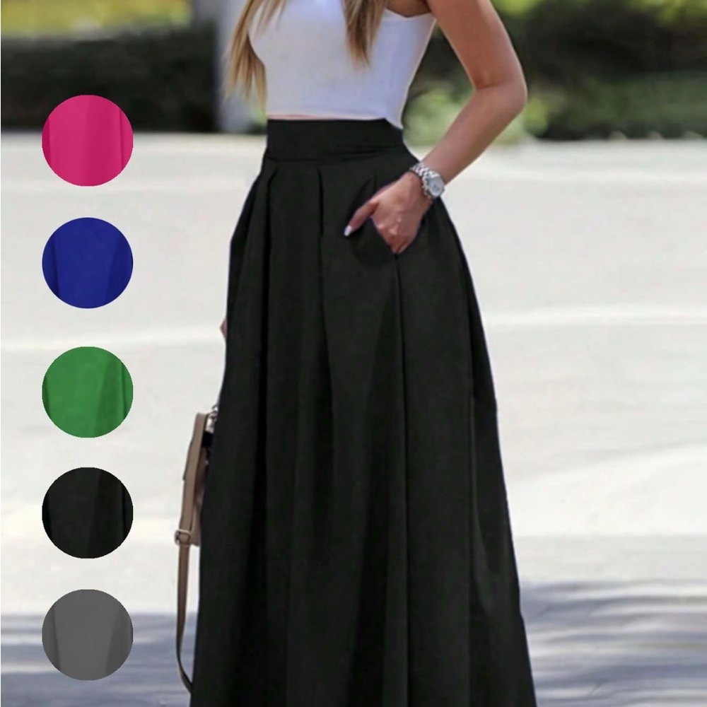Pink Maxi Skirt
